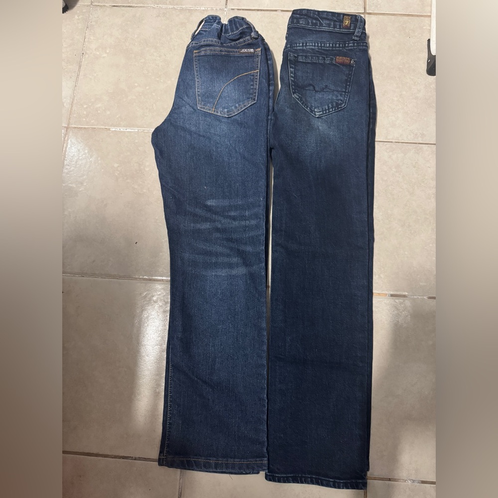 Lot of 2 Jean for boy. 1 joes , 1  7all mankind.